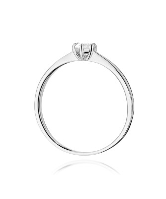 Złoty Pierścionek 14k z diamentem 0,50ct Certyfikat IGI/GIA/HDR