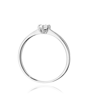 Złoty Pierścionek 14k z diamentem 0,50ct Certyfikat IGI/GIA/HDR