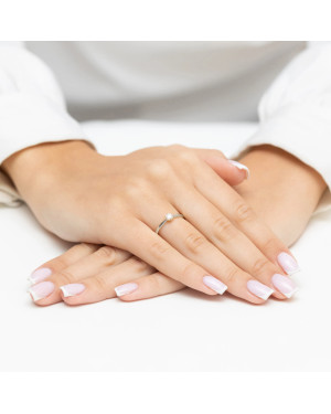 Gold Ring 14k with 0.50ct Diamond IGI/GIA/HDR Certificate