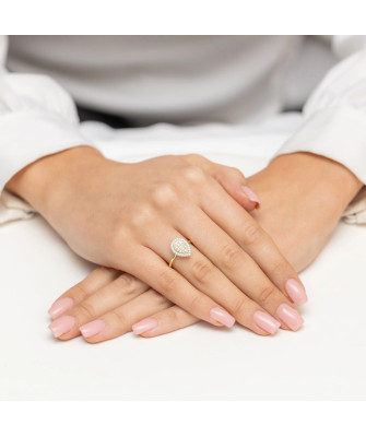 14k Gold Ring with 0.50ct Diamond IGI/GIA/HDR Certificate