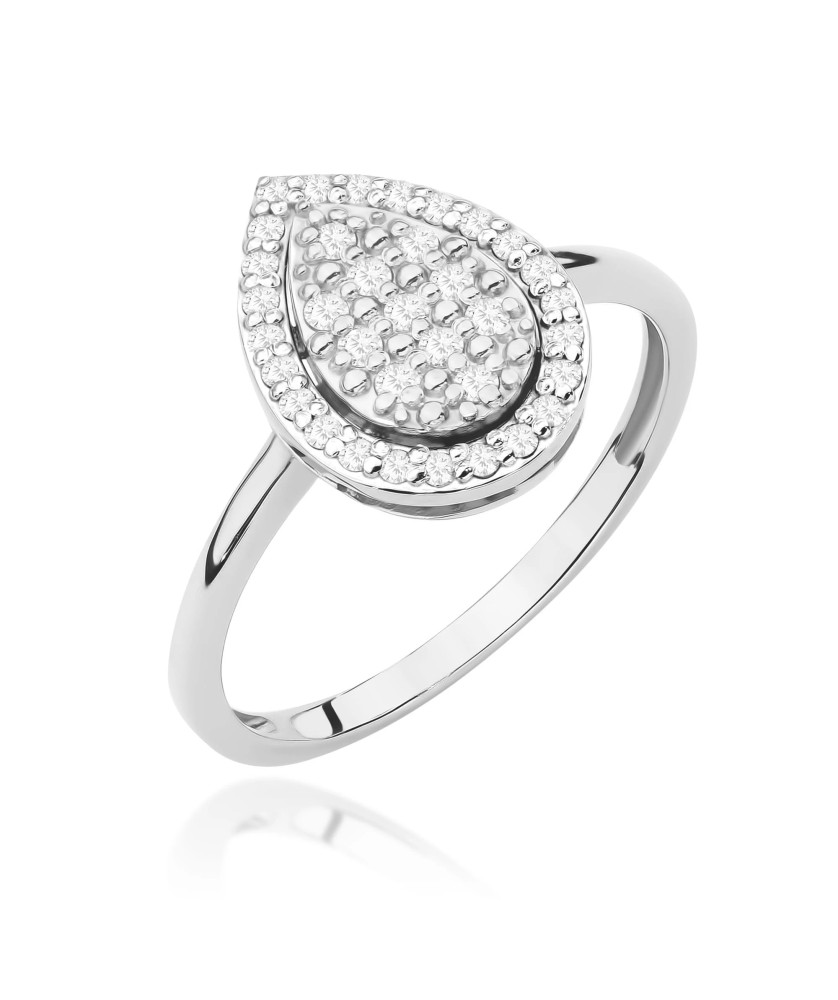 Złoty Pierścionek 14k z diamentem 0,50ct Certyfikat IGI/GIA/HDR