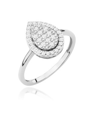 Złoty Pierścionek 14k z diamentem 0,50ct Certyfikat IGI/GIA/HDR