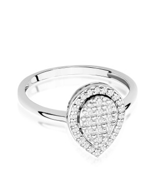Złoty Pierścionek 14k z diamentem 0,50ct Certyfikat IGI/GIA/HDR