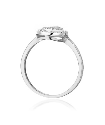Złoty Pierścionek 14k z diamentem 0,50ct Certyfikat IGI/GIA/HDR