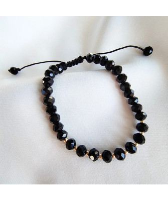 Tourmaline bracelet with gold beads gold 14k BSZN.18P