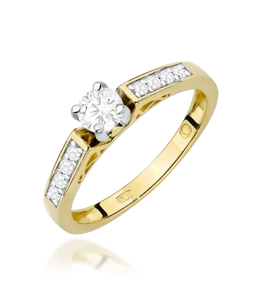 14K Gold Diamond Ring 0.30ct