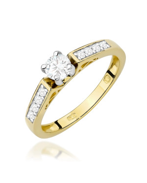14K Gold Diamond Ring 0.30ct