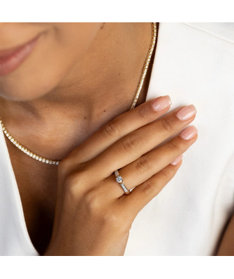 14K Gold Diamond Ring 0.30ct