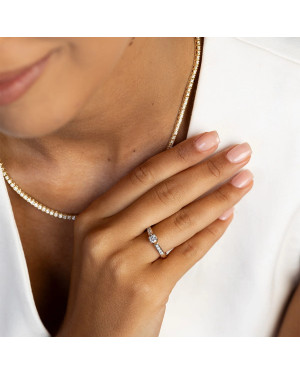 14K Gold Diamond Ring 0.30ct