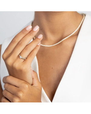 14k Gold Lab Diamond Ring 0.30ct