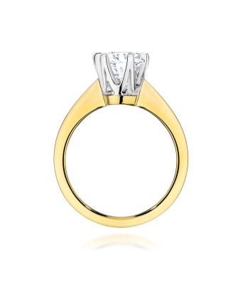 14k Gold Lab Diamond Ring 1.00ct
