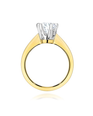 14k Gold Lab Diamond Ring 1.00ct