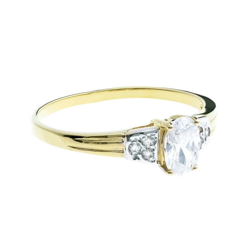 Engagement ring oval stone P2.1278 | GoldJewellery