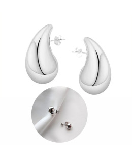Srebrne kolczyki Silver Moon