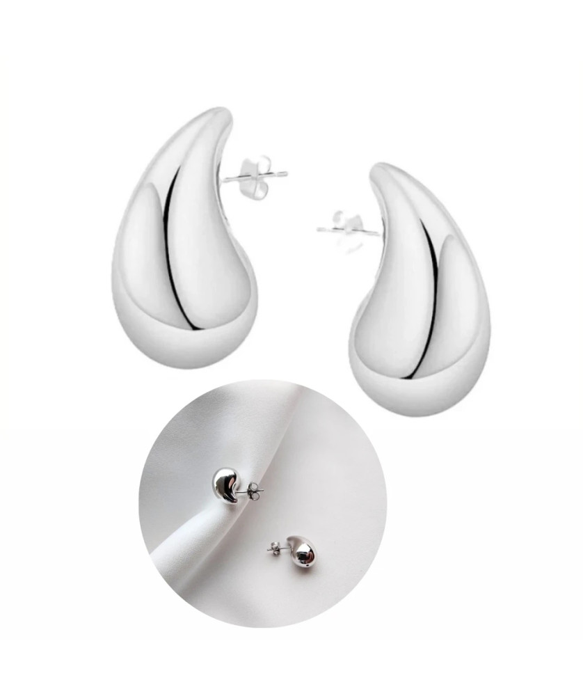 Silver earrings Silver Moon