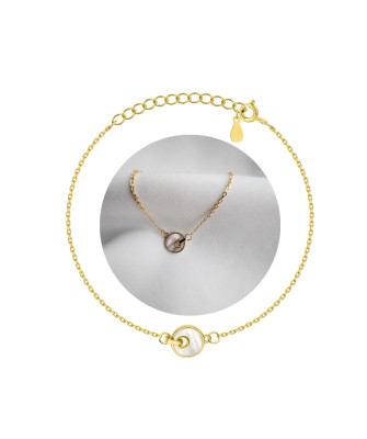 Silver bracelet ECG lifeline