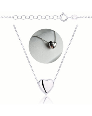 Gold-plated necklace OVAL white stones