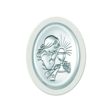 SOUVENIR OF THE FIRST HOLY COMMUNION FOR A GIRL (WHITE WOOD)