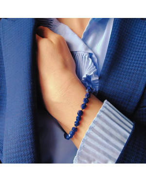 Lapis Lazuli Bracelet with 14ct Yellow Gold Beads