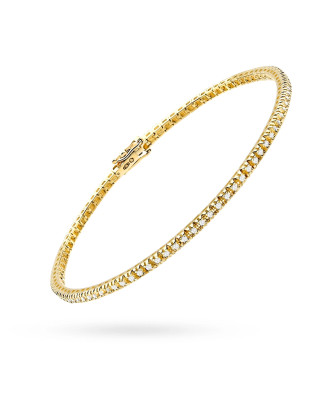 Gold flower earrings 14k with 0.20ct diamond