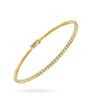 Gold flower earrings 14k with 0.20ct diamond