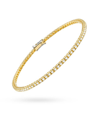 Gold flower earrings 14k with 0.20ct diamond