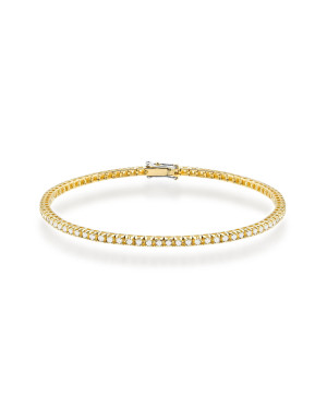 Gold flower earrings 14k with 0.20ct diamond