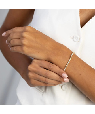 Gold flower earrings 14k with 0.20ct diamond