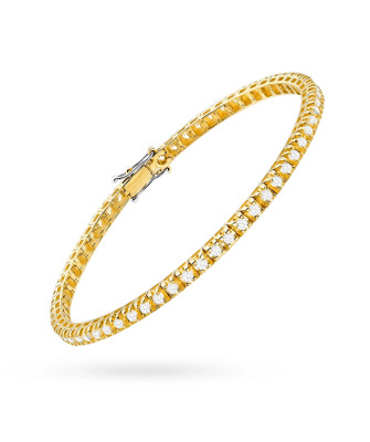 Gold flower earrings 14k with 0.20ct diamond