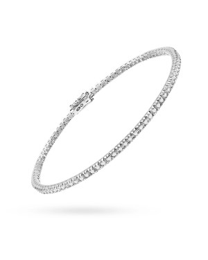 Gold flower earrings 14k with 0.20ct diamond