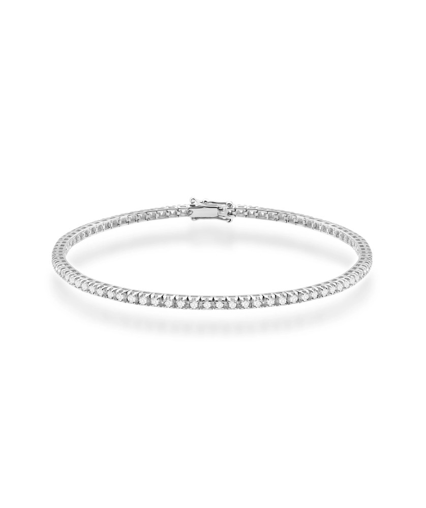 Gold flower earrings 14k with 0.20ct diamond