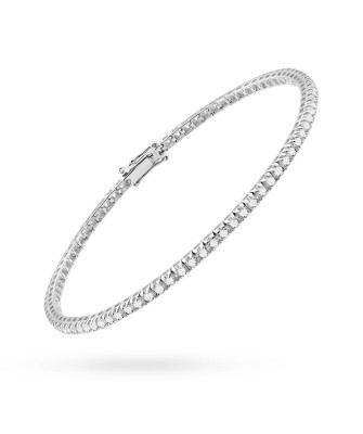 Gold flower earrings 14k with 0.20ct diamond