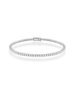 Gold flower earrings 14k with 0.20ct diamond