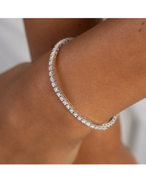 Gold flower earrings 14k with 0.20ct diamond