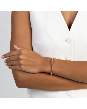 Gold flower earrings 14k with 0.20ct diamond