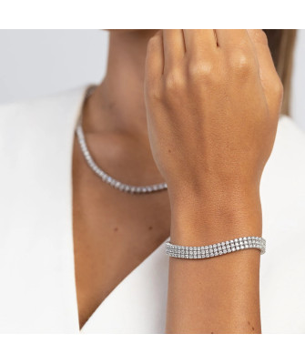 Gold flower earrings 14k with 0.20ct diamond