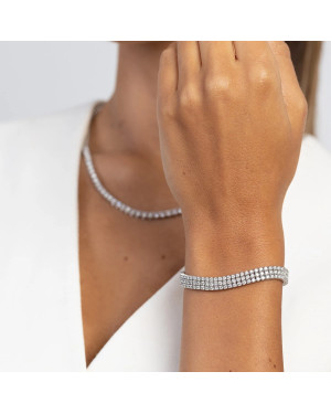 Gold flower earrings 14k with 0.20ct diamond