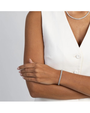 Gold flower earrings 14k with 0.20ct diamond