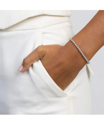 Gold flower earrings 14k with 0.20ct diamond