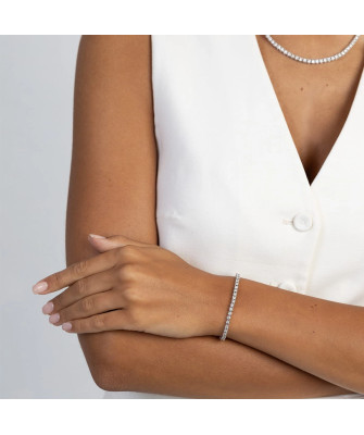 Gold flower earrings 14k with 0.20ct diamond