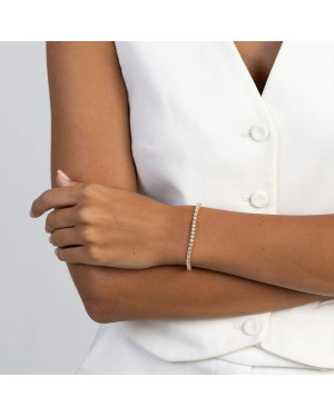 Gold flower earrings 14k with 0.20ct diamond