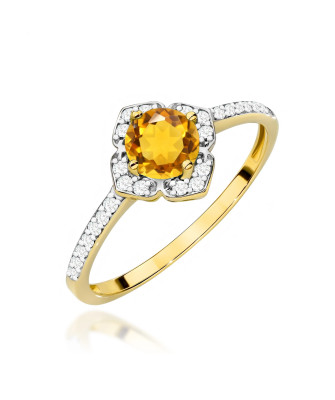 14k Gold Ring with 0.50ct Diamond IGI/GIA/HDR Certificate