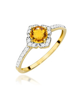 14k Gold Ring with 0.50ct Diamond IGI/GIA/HDR Certificate