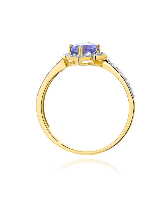 14k Gold Ring with 0.50ct Diamond IGI/GIA/HDR Certificate