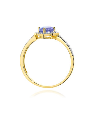14k Gold Ring with 0.50ct Diamond IGI/GIA/HDR Certificate