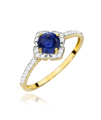 14k Gold Ring with 0.50ct Diamond IGI/GIA/HDR Certificate