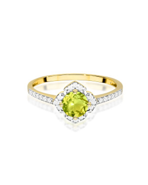 14k Gold Ring with 0.50ct Diamond IGI/GIA/HDR Certificate