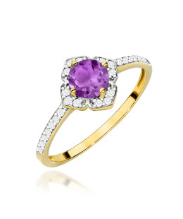 14k Gold Ring with 0.50ct Diamond IGI/GIA/HDR Certificate