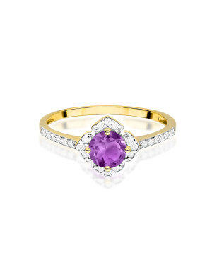 14k Gold Ring with 0.50ct Diamond IGI/GIA/HDR Certificate