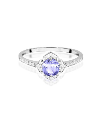 Złoty Pierścionek 14k z diamentem 0,50ct Certyfikat IGI/GIA/HDR